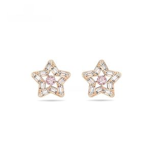 Swarovski Stella Swan Earrings with Diamonds and Crystals - High-End Womens Jewelry Accessory