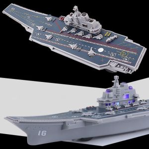 Mô Hình Đồ Chơi Tàu Sân Bay Khu Trục Dài 24cm. Có Nhạc Có Đèn