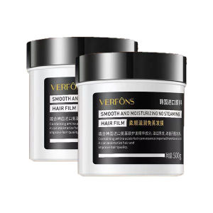 SOPUER VERFONS Pelurus Rambut Permanen Original 100% untuk rambut Rusak dan Kering Tanpa Catok Smooth And Moisten Hair Film No Steaming / Masker Rambut Creambath Hair Mask