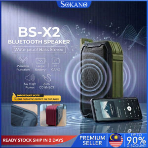 [CLEARANCE] Waterproof BLUETOOTH Speaker Heavy Bass - External Defect With Slight Scratch (Sound 100% ok)