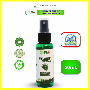 NATUREZYME Helmet Spray Sandal Wood Deodorize Odor Eliminator Disinfectant Odor Removal & Deodorizer Antibacterial (50 ml)