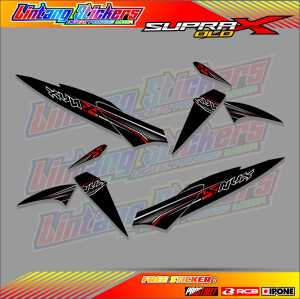 STRIPING VARIASI HONDA SUPRA X 125 OLD / STICKER LIST MOTOR SUPRA X 125 OLD
