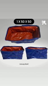 Terpal kolam ikan 1x50x50