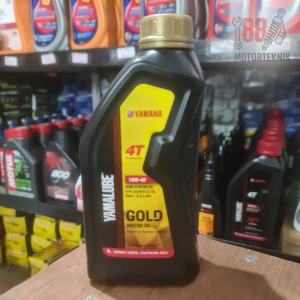 Yamalube Oli Motor Mesin 4T 10W-40 0.8L Liter Semi Synthetic Motorcycle Oil Yamaha GOLD