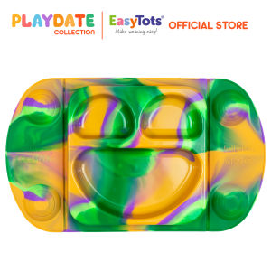 EasyTots EasyMat Mini: Portable Baby Divided Suction Tray