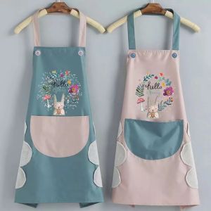 Waterproof Kitchen Apron With Big Pocket For Men &Women Chef BBQ Cooking Baking Apron