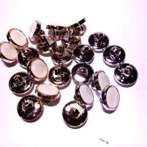 Kancing Fashion Baju Wanita Kancing Model Jamur Mutiara Silver dan Gold 2208