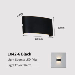 Outdoor Wall Light Waterproof Wall Lamp LED Lighting Gate Side Sconce Garden Yard Fence Outside Decoration Lights