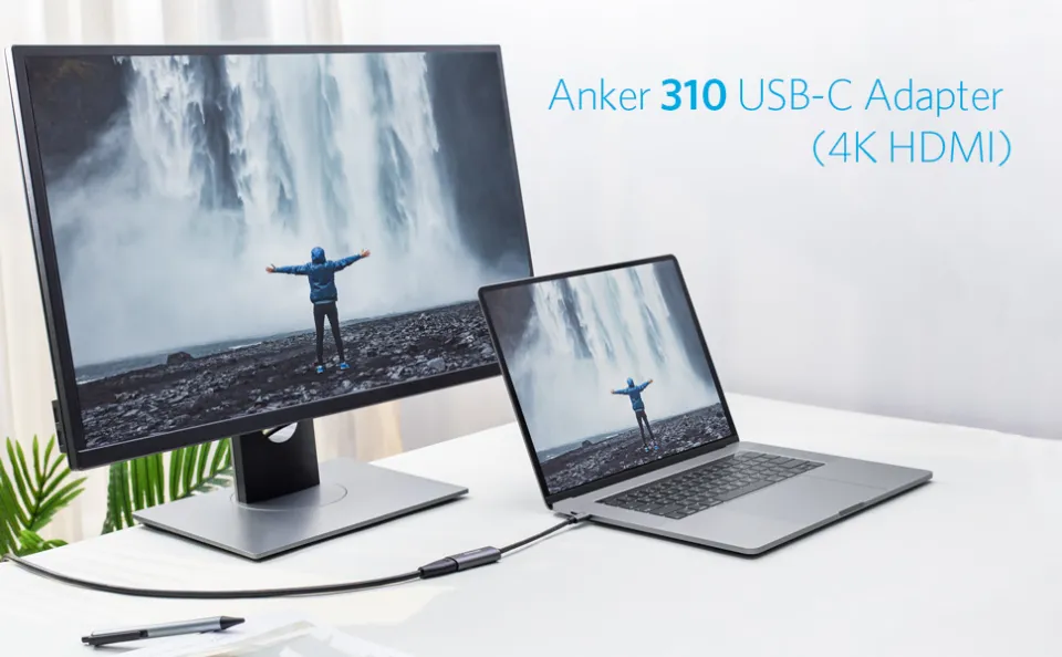 Anker 310 PowerExpand+ USB-C to 4K HDMI Adapter for MacBook, iPad Pro, Pixelbook, XPS, Galaxy and More (A8312)