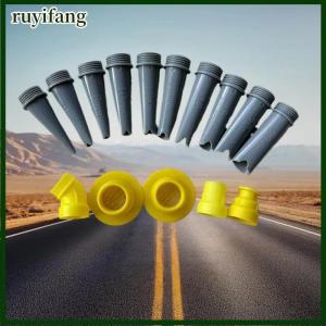 ruyifang 15Pcs Caulk Finisher Caulking Nozzle Tips Kit Replacement With Connection Bases For Bathroom Glass Doors V-shaped Gluing Nozzle
