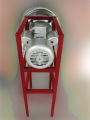 HEAVY DUTY 1.5HP COCONUT GRATER WITH STAND STAINLESS BLADE AND BASIN RED COLOR. 