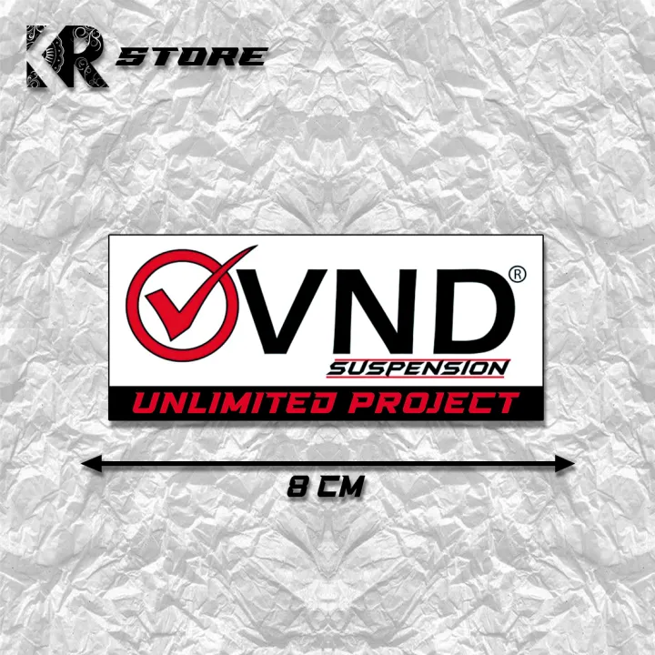 Sticker Vnk Racing Sticker VND SUSPENSION Sticker Racing | sticker motor | sticker mobil ...