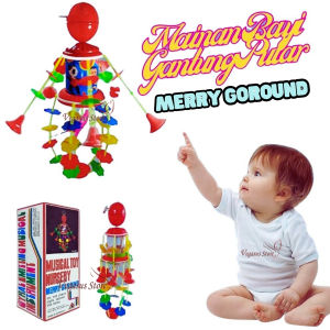 Mainan Krincingan Bayi Gantung Putar-Musical Toys Merry Go Round Krincingan bayi-Vegasus Store(COD)