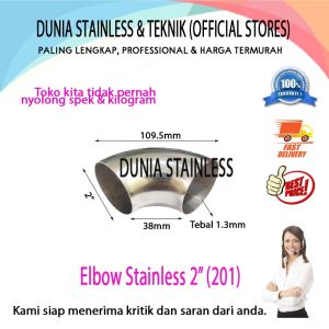 Elbow Stainless 2" 201