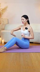 Makery 4cm Mini Fitness Relax Ball TPR Portable Yoga Fitness Accessory 1Pc
