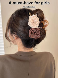 Womens Gentle Rose Flower Hair Clip Dry Hair Clip