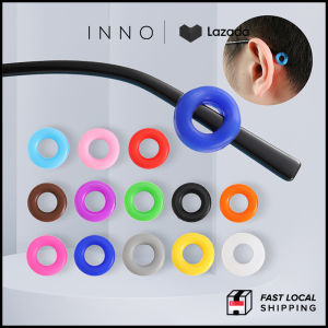 [SG Stock] Anti-Slip Spectacles Silicone Rubber Ear Hook Holder for Comfortable Eyewear Glasses Specs Spec Anti-Drop - 1 Pair | Local Shipping (INNO)