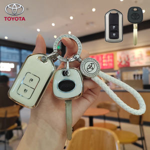 toyota car key case hilux vigo innova fortuner vios wish YARIS ALTIS CAMRY RUSH car key chain