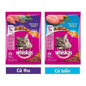 Thức ăn hạt cho mèo lớn Whiskas gói 400g