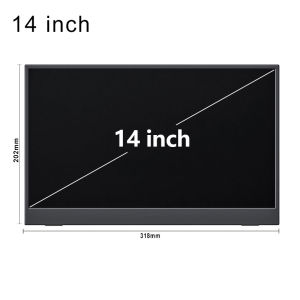 BYONG 15.6 inch Portable Monitor For Laptop Gaming 144hz Touch Screen Monitor For PC Extended External Monitor IPS Screen USB Type C HDMI For PS4 PS5 Xbox Switch PC Portable Screen Switch Xbox Laptop