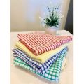 Kitchen towel 6pc /12pc Kain Lap Meja cotton face towel cloth flannel tenugui towel kitchen Table cloth tuala dapur tuala muka tea towel dish towel linen tea towel microfiber towel hanging hand towel kitchen cleaning towel tuala lap meja tuala petak. 