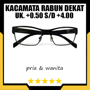 Kacamata Lensa Full Plus Untuk Pria dan Wanita Kacamata Baca Lensa Rabun Dekat Tersedia Ukuran +0.50 sampai +4.00