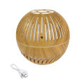 Ultrasonic Aroma Diffuser Home Mist Maker Humidifier Air Purifier LED Light Wood Grain / Pewangi Udara. 