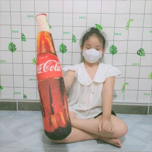 GỐI ÔM DÀI 60CM CHO BÉ GỐI ÔM NGỦ 3D HÌNH CHAI BIA 100% GÒN MẪU MỚI ẢNH THẬT