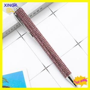 XINGK ปากกาลูกลื่นโลหะแบบกดปากกาของขวัญหลากสีอุปกรณ์สำนักงานแบบสร้างสรรค์