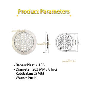 Cover Maindrain Kolam Renang 8 Inci Cover Maindrain Bottom Main Pool Drain Cover Replacement