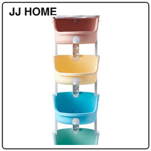 【JJ HOME】881 Toy Storage Rack for Kids Plastic Bin Box with Wheels
