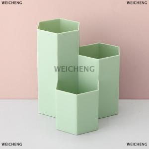 [COD] WEICHENG 3 lưới hộp đựng cọ trang điểm mỹ phẩm Hộp đựng dụng cụ để bàn Hộp đựng dụng cụ trang điểm
