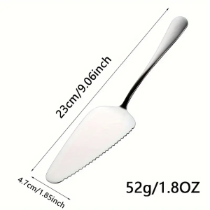 Stainless Steel Cake Server Ergonomic Handle - Premium Material Safe Use