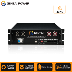 GENTAI POWER 48V 100Ah Lifepo4 Battery Solar Battery upgrade 100A BMS Grade A Cells15000+ Cycles