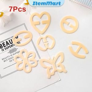 ItemMart 4/7Pcs Bra Clips Hide Bra Strap Bra Buckle Strap Holder