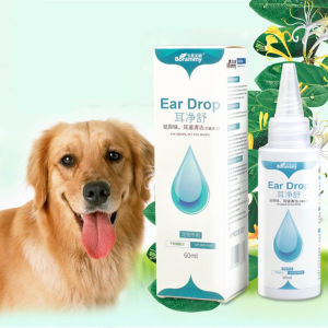 60ml Cat Dog Mites Odor Removal Ear Drops Infection Solution Treatment Cleaner