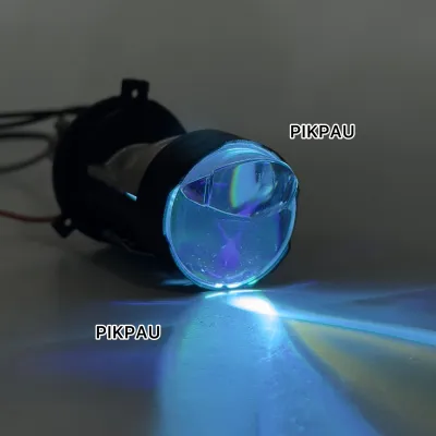 IBRIGHT Lampu Utama ZE0 3 Warna H4 LED Blue Lens