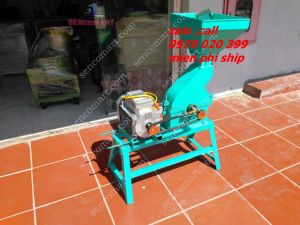 Máy nghiền tre  ngô lúa 15 búa