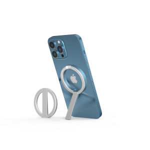 ยกเลิกสำหรับ Magsafe ขาตั้งแม่เหล็กวัสดุอัลลอยขนาดเล็กแบบพกพาที่วางบนโต๊ะพับได้สำหรับ iPhone 12 13 Pro ProMax Series Magsafe เคสเฉพาะสำหรับโทรศัพท์ทุกรุ่นสำหรับ Magsafe Case