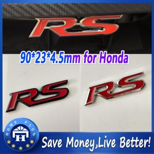 1pcs Metal RS ST Logo Sticker: Perfect Front Grille Badge for Honda Cars