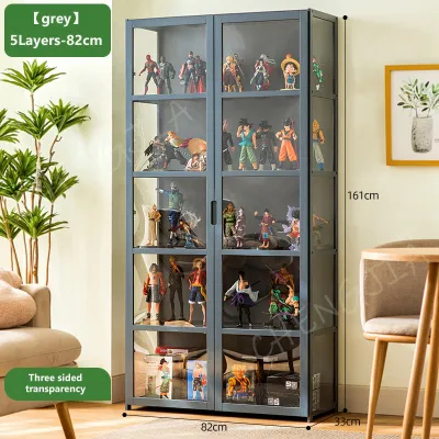 Display Cabinet Lemari pameran Acrylic Showcase 4/5Layers Transparent Storage Cabinet Toy Figure Showcase Cabinet Lego Display Cabinet多功能展示柜 透明 防尘