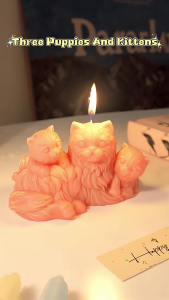 Easy Release Home Decors Mold Creative cats And Dog Resin Ornament Mold For And Home Decors DIY Crafting