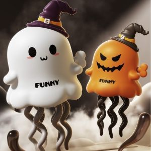 FUNG MALL Hươu nhân tuyết Đồ chơi bí ngô ma nhảy múa Dễ thương Đồ chơi lên dây cót Đồ chơi fidget nhảy múa Halloween Hài hước Chuyển động xoắn Đồ chơi đồng hồ Không khí lễ hội