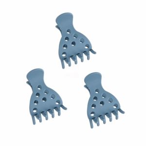 NANZHIJIAMW 3 Pcs/set No-Crease Hair Root Lifters Portable Vintage Style Root Lifting Hair Clip Natural Fluffy Acrylic Material Non-slip Design Root Curling Tools Women