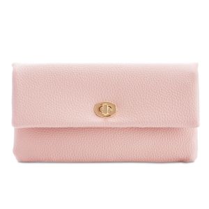 PANE5 PU Leather Envelope Wallets Zipper Metal Buckle Women Long Clutch Bag Elegant Portable Change Bag Women