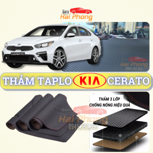 Thảm taplo CRETA da Cacbon cao cấp chống nóng ô tô hiệu quả