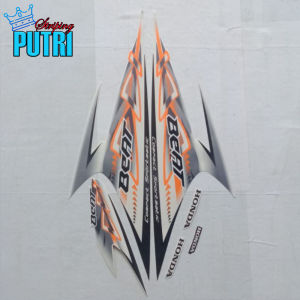 STIKER STRIPING LIS BODY STANDART HONDA BEAT KARBU 2012 TERMURAH TERLARIS MEDAN