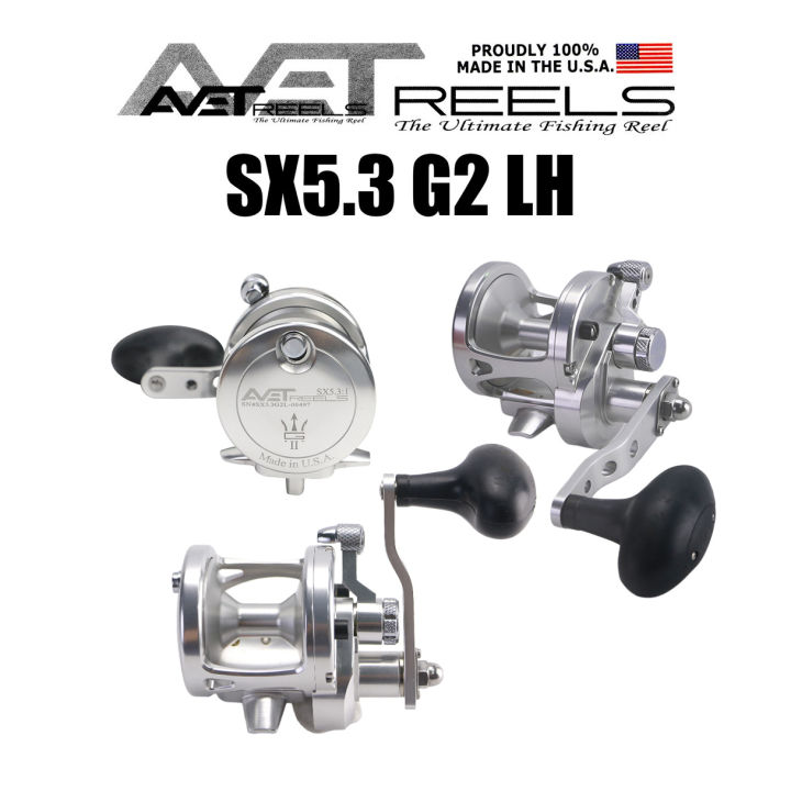 Avet SX5.3 ベイトリール:ジギングと投げ釣り:SX5.3MC 左ハンドル