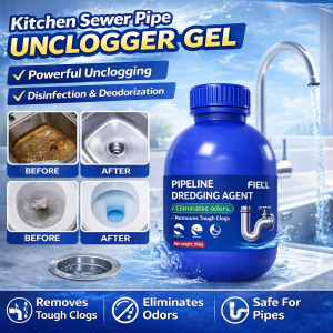 Drain Clog Remover 管道疏通剂Powerful Dissolution Kitchen Sink Drain Pipe Cleaner Drainage Deodorization Powder Serbuk Pembersih Sinki