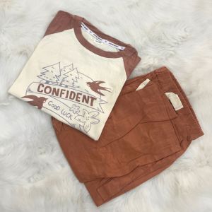 (COD) SC - 1747 CAMELIA (3-12tahun)  Setelan Anak Perempuan / OOTD Fashion Ala Korean Style / Stelan Celana Cargo / Rekomendasi Outfit Kece / Grosir Baju AnakTermurah / One Set AnakLaki-Laki (PICO KIDS)